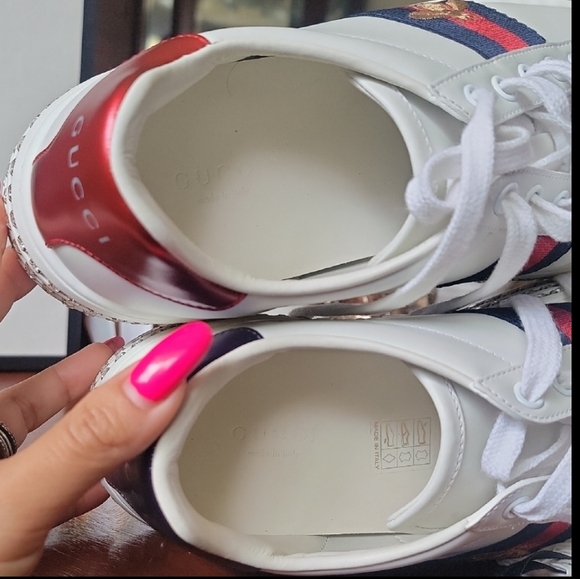 Gucci Crystal Miro Soft Ace Sneakers - Picture 8 of 10